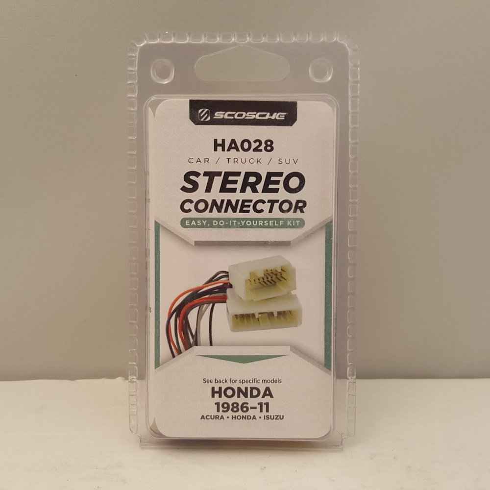 SCOSCHE DIY Stereo Connector / Wiring Harness for Car Stereo | HA028  🆕